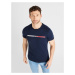Tommy Jeans Tričko 'Essential'  námornícka modrá / červená / biela