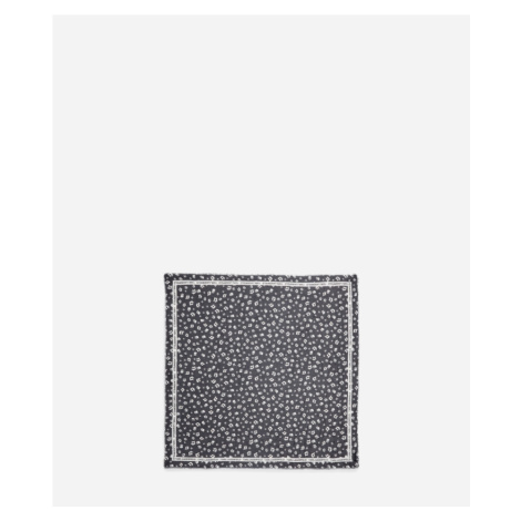 Šatka Karl Lagerfeld K/Ikonik 2.0 Choup Aop Scarf Black/White