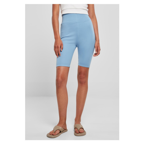 Women's high-waisted cycling shorts horizontblue Urban Classics