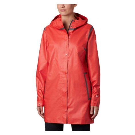 Columbia OUTDRY EX™ MACKINTOSH JACKET Dámsky kabát, červená, veľkosť