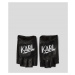 Rukavice Karl Lagerfeld K/Ikon Print Deco Glove Čierna