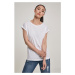 Women's Organic T-Shirt with Extended Shoulder White