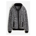 Pletený sveter s kapucňou