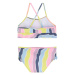 Dievčenské plavky COLOR KIDS Bikini W. Frills, AOP, lavender mist