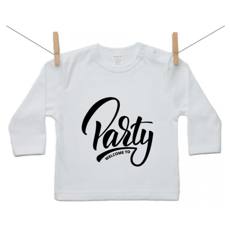 Boodyy Tričko s dlhým rukávom Welcome to party 110