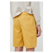 Bavlnené šortky GAP žltá farba