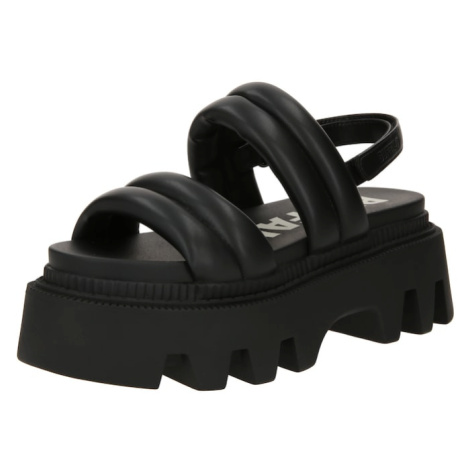 BUFFALO Remienkové sandále 'Flora'  čierna