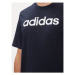 Adidas Tričko Essentials Single Jersey Linear Embroidered Logo T-Shirt IC9275 Modrá Regular Fit