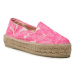 Manebi Espadrilky Cotton Jaquard Double Sole Espadrilles G 4.7 D0 Ružová