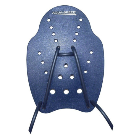 AQUA SPEED Unisex's Paddles For Swimming Hand Paddle Navy Blue