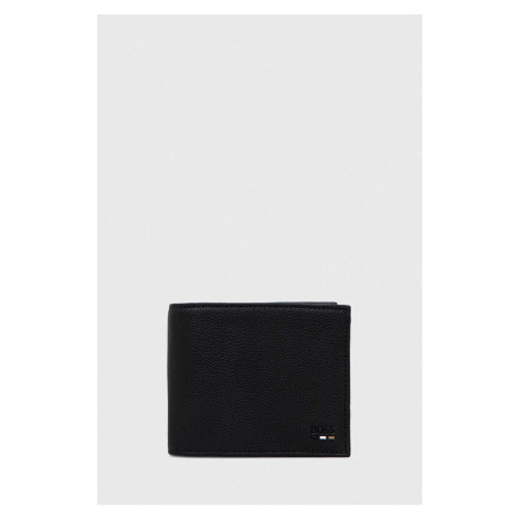 Peňaženka BOSS pánsky, čierna farba Hugo Boss