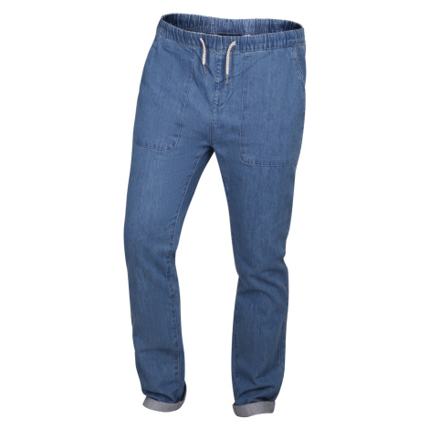 Alpine Pro Judar Pánske jeansové nohavice MPAX551 tmavá oceľovomodrá