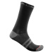 CASTELLI Cyklistické ponožky klasické - SUPERLEGGERA T 18 - čierna