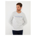 LC Waikiki Crew Neck Long Sleeve Printed Men's T-Shirt