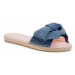 Manebi Espadrilky Sandals With Bow K 1.3 J0 Modrá