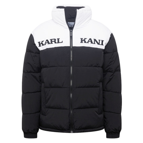Karl Kani Zimná bunda  čierna / biela