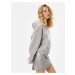 Koton Crop Hooded Sweatshirt Star Applique Detailed Comfort Fit Long Sleeve