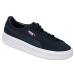 Tmavomodré dámske tenisky PUMA Suede Platform JR 363663-03