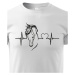 Detské tričko pre milovníkov koní - Tep a kôň 2