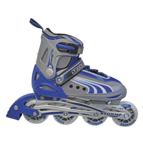 Detské kolieskové korčule SPARTAN Storm modré 38-41