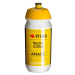 TACX Cyklistická fľaša na vodu - VISMA-LEASE A BIKE - biela/žltá