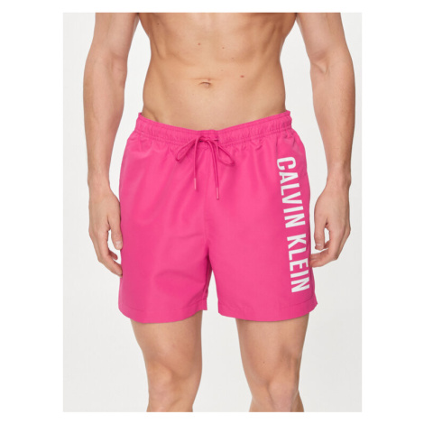 Calvin Klein Swimwear Plavecké šortky KM0KM01004 Ružová Regular Fit
