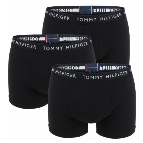 TOMMY HILFIGER - 3PACK cotton essentials black boxerky