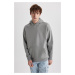 DEFACTO Oversize Fit Hooded Basic Sweatshirt