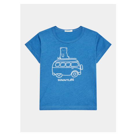 United Colors Of Benetton Tričko 3I1XA1030 Modrá Regular Fit