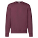 Burgundy Men's Sweatshirt Set-in Sweat Fruit of the Loom