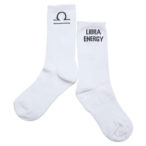 Libra zodiac socks white