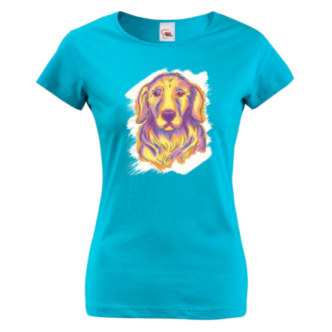 Dámské tričko pre milovníkov psov  Zlatý retriever  - darček pre psíčkarov