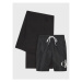 Calvin Klein Swimwear Plavecké šortky KM0KM00849 Čierna Regular Fit