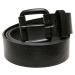 Regular belt with thorn buckle made of synthetic leather black