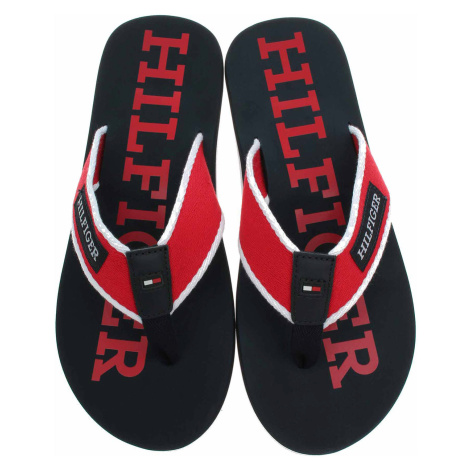 Plážové pantofle Tommy Hilfiger FM0FM05024XLG Primary Red FM0FM05024XLG