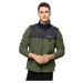 TMAVOZELENÁ PÁNSKA FLEECOVÁ BUNDA JACK WOLFSKIN DNA GRIZZLY FLEECE FZ M 1709982-4129