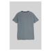 TRIČKO GANT 4-COL OXFORD SLIM SS T-SHIRT DUSTY BLUE SEA