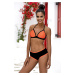 Swimsuit L2283/0 orange-black