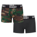 Logo 2er Pack Boxer Shorts woodland/black