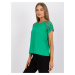 Zelené dámske tričko s čipkovými rukávmi RV-BZ-7841.29-green