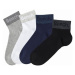 BENCH Ponožky  modrá / svetlosivá / zmiešané farby / čierna / biela