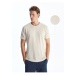 LC Waikiki Crew Neck Short Sleeve Combed Cotton Men's Textured T-Shirt