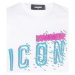 Dsquared  T-Shirt Pixeled Icon Cool Fit Tee blanc  Mikiny Biela