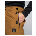 Bula LIFTIE Pánske zateplené lyžiarske nohavice, hnedá, veľkosť