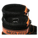 Chlapčenské vysoké zimné topánky MOON BOOT Boy Sport black orange