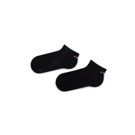 Fila Súprava 3 párov kotníkových ponožiek unisex Calza F9100 Čierna
