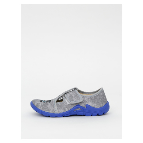 Modro-šedé chlapčenské topánky 3F