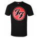 Tričko metal ROCK OFF Foo Fighters FF Logo Čierna