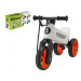 Odrážedlo FUNNY WHEELS Rider SuperSport bílé/oranž 2v1+popruh,výš.sedla28/30cm nos.25kg 18m+v kr