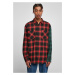 Oversized Shirt Mix Check Black/Red/Green